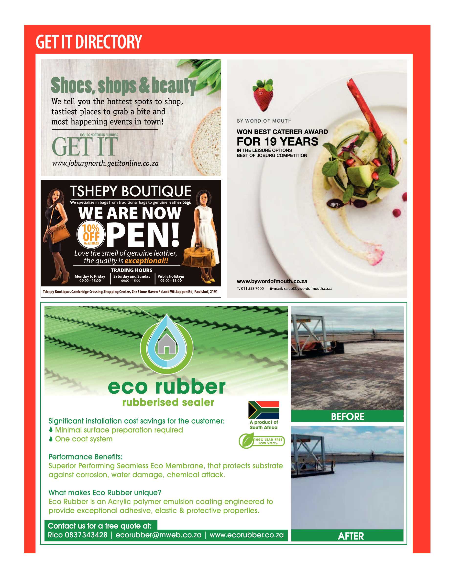 Get It Joburg North November 2018 page 40