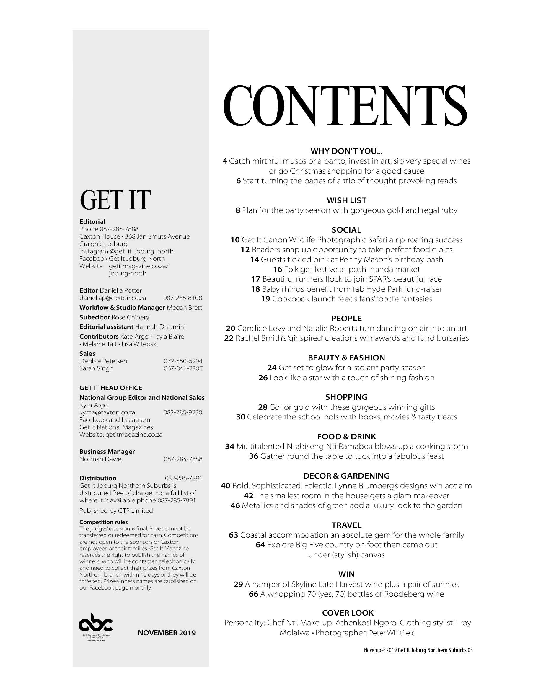 Get It Joburg North November 2019 page 3
