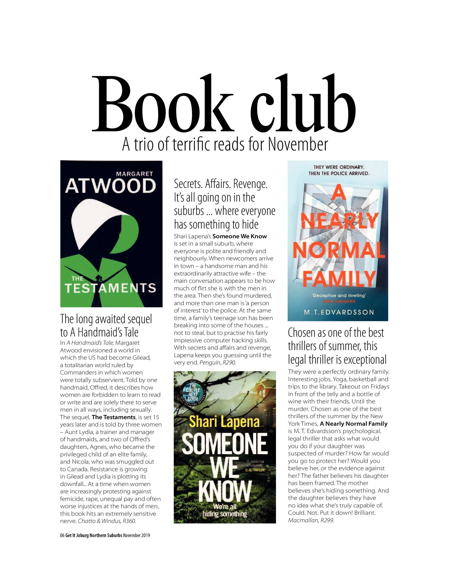 Get It Joburg North November 2019 page 6